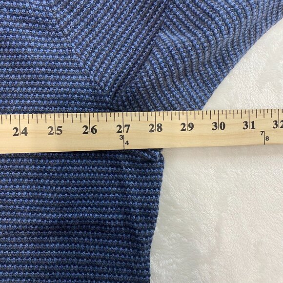 NWT Tasso Elba Soft Touch TABL Navy Blue Long Sleeve Shawl Sweater Mens 2XLT - Picture 8 of 10